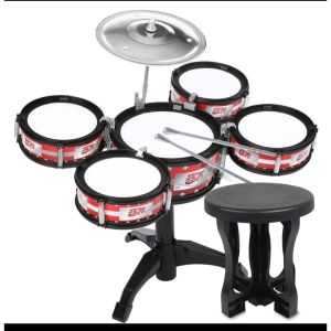 Learning Drum Set Band Rock Set Percussion Instrument Toy Beginner Kids Drum Set for Ages 1 2 3 And 4 Years Old