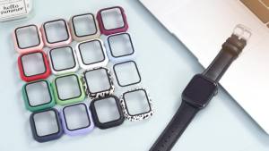 12 Pack Hard PC Case for Watch 40mm SE 3 SE 2 Series 6 5 4 SE Ultra-Thin Tempered Glass Screen Protector Cover Overall Shockproof Bumper Compatible with iWatch 40mm Accessories