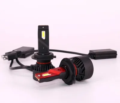 AUTO STYLE หลอดไฟหน้าLED รุ่น F3 ไฟสูงต่ำในหลอดเดียวกัน ขั้วH4 ตรงรุ่น NISSAN MARCH ปี 2010-2021 จำนวน1คู่ 12V & 24V สว่างถึง 20000lm ไฟสว่างมาก