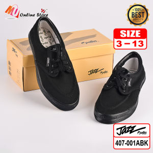 MU KASUT SEKOLAH HITAM PALLAS JAZZ 407-001BK / STUDENT SCHOOL BLACK SHOES / KASUT SEKOLAH MENENGAH / SECONDARY SCHOOL