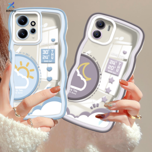 (Lokal Ready) Xinyu Casing hp Xiaomi Poco M3 Pro Poco M3 Poco X3 NFC Poco X3 Pro Bergelombang Pinggiran Siang Malam Ramalan Cuaca Soft Cover