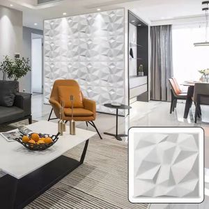 3D Wall Design Wall Sticker Home Decor Wall Decor PVC Panel Diamond Design Living Room Bedroom TV Background Wallpaper