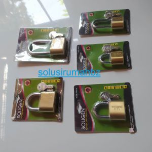 Gembok Per Kuningan Kunci Komputer Pir Computerize Key SOLIGEN computer pilih ukuran 40mm 50mm 60mm 70mm 40 50 60 70 mm