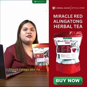 Red Miracle Alingatong Tea 15 pcs Pouch Herbal Organic GoutHigh Blood