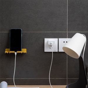 Punch-free Plug Hook Sticky Hook Bathroom Kitchen Wall Strong Adhesive Hook Power Cord Storage