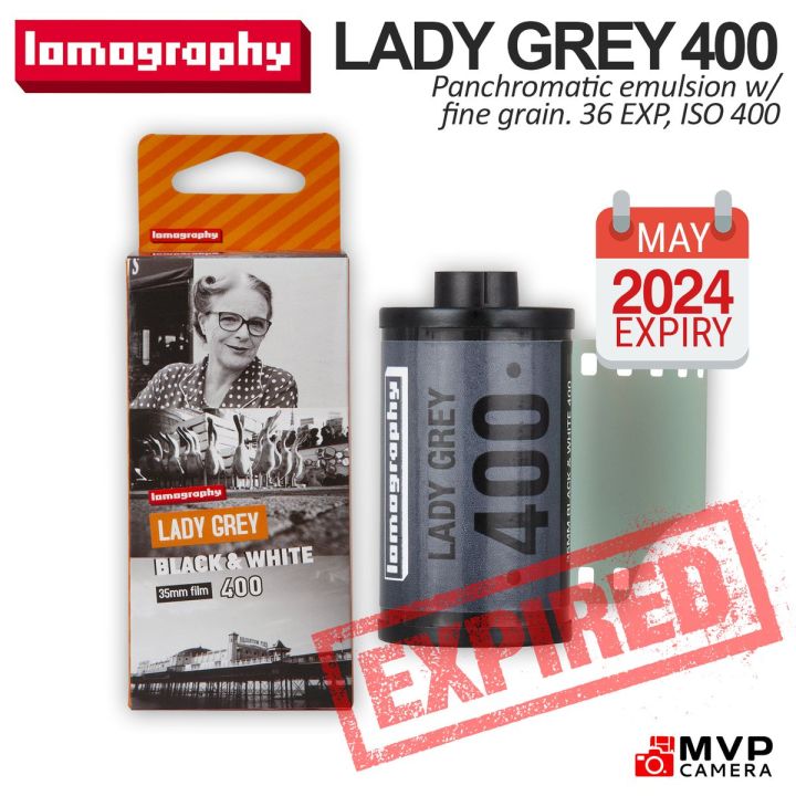 LOMOGRAPHY Lady Grey B&W Black and White Expired Negative Film 135 35mm ...