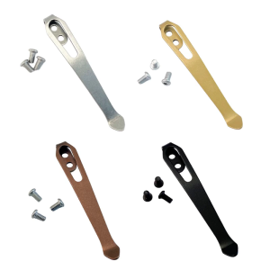 Stainless Steel Carry Pocket Clip Back Clamps Clip for Customization and DIY Tool Assembly Hardware