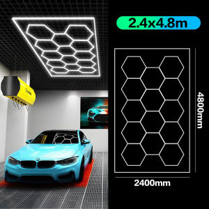ส่งของในไทย ไฟรังผึ้ง Car Washing Station LED ไฟเพดาน ไฟคาร์แคร์ ไฟ LED ติดฝ้า ไฟโรงรถ ไฟแต่งห้อง ติดโครงเหล็ก ไฟโชว์รถ
