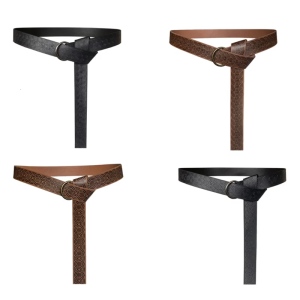 Vintage Embossing Waistband Punk Belt for Dressing Up at Parties and Festivities Medieval Punk Knight Waistband for Con