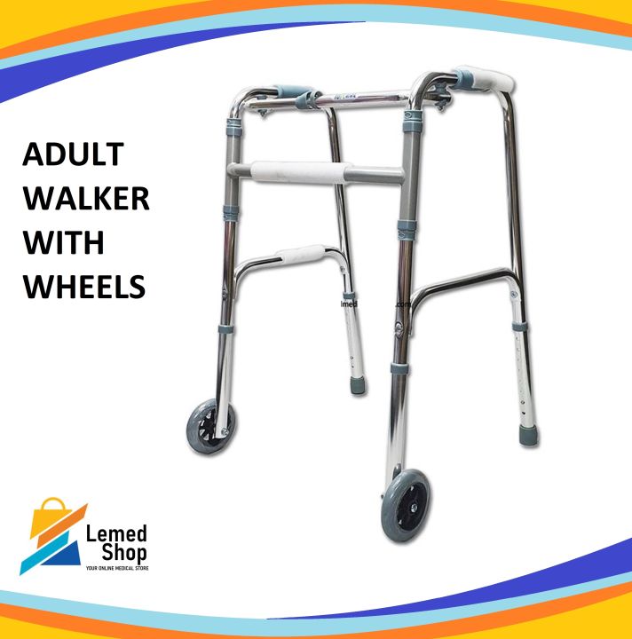 Adult Walker with Wheels or Adult Walker without Wheels Foldable