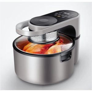 Air fryer 8L multifunctional french fry machine oven chicken wings and thighs commercial large capacity