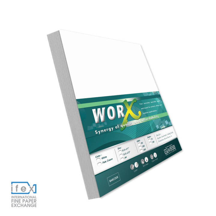 Worx Specialty Paper 90gsm 8 1 2 x 11 White 100 sheets pack