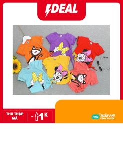 Đồ bộ bé gái tay ngắn quần dài từ 7kg-20kg