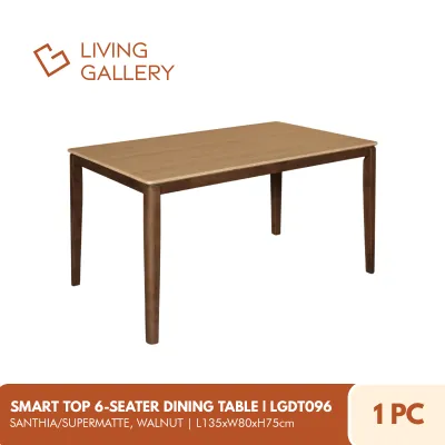 Living Gallery SmartTop 4-6 seater Dining Table | Dining Table | Dining Set | LGDT096 L135xW80xH75