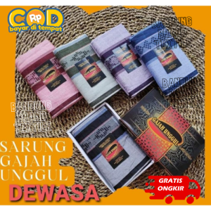 SARUNG TENUN GAJAH UNGGUL TERLARIS COD DEWASA