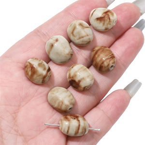 Handmade gốm sứ viên hạt trang trí gấu Sao Hoa trái tim hạt charm hạt cho vòng cổ vòng tay DIY Phụ kiện làm đồ trang sức