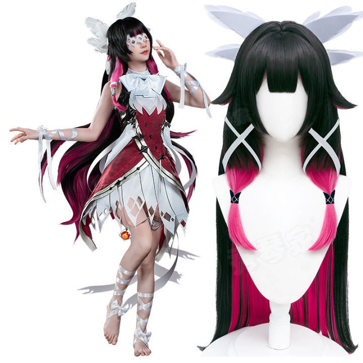 Anime Game Genshin Impact Fatui Columbina Battle Dress Gorgeous