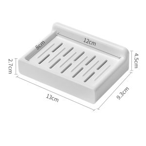 Kệ Xà Bông Dán Tường Living C Khay Xà Phòng Nhà Tắm Bằng Nhựa Treo Tường Chịu Lực