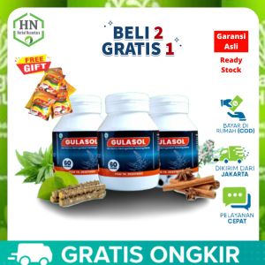 Beli 2 Gratis 1 Gulasol Obat Gula Darah Diabetes Paling Ampuh - Gulasol Penurun Gula Darah Herbal - Obat Diabetes Kering Gulasol - Obat Diabetes Ampuh