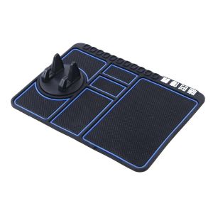 NJJU Dashboard Multifunction Temporary Parking Car Phone Hholder Car Anti-skid Pad Car Interior Auto Phone Holder Sticky Anti-Slip Mat Car Parking Number Card Non-Slip Phone Pad