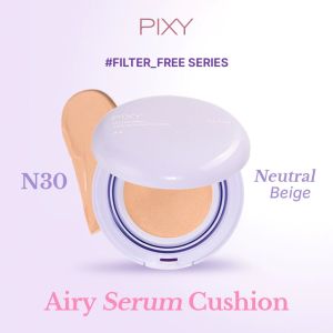 PIXY Airy Serum Cushion Glow || Filter Free Series || Bright Glowy Finish || Airy Feeling || Natural Make Up