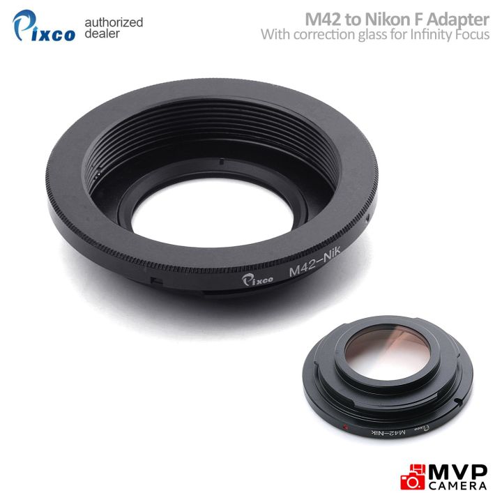 PIXCO MANUAL Adapter for M42 to Nikon DSLR camera with Infinity