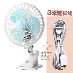 พัดลมชาร์จไฟแบบคลิปหนีบ รุ่น พัดลมไฟฟ้า 220V หัวสั่นฟังก์ชั่นพัดลมเงียบพร้อมพัดลมหัวสั่น แถมสายต่อ 3 ม