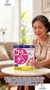 DHC Collagen Nhật Bản  – Bổ Sung Collagen Peptide Từ Cá Hỗ Trợ Độ Đàn Hồi Làm Đẹp Da Chống Lão Hóa - Trong khẩu phần 6 viên cung cấp:  - Collagen Peptide từ cá: 2.050 mg  - Vitamin B1: 14 mg  - Vitamin B2: 2 mg  - Vitamin B6: 2 mg