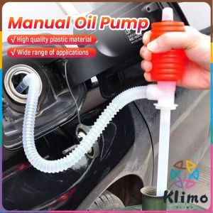 KLIMO Manual Oil Pump Syphon Tube Hand Fuel Pump Plastic Oil Suction Pipe