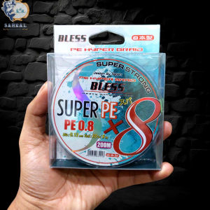 Senar pancing PE Bless Super Strong x8 200Meter Multicolor