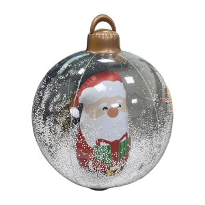 Portable Lighted Snowman Ball Decors For Christmas Festivities With Quick 3Minute Inflation Holiday Decors Ball