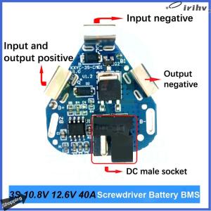 【jianzhanqinl】 3S 12.6V 40A BMS lithium pin Bảo vệ board 18650 ngân hàng điện Equalizer Board cho khoan điện