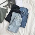 (TUMMY CONTROL) CashewBoy Women Denim Long Pants Straight Cut Jeans High Waist Jeans Denim Trousers Chap Jeans Palazzo Cut Offs Wranglers Loose Wide Loose Stretchable Five Pockets Denim Wanita Seluar Jeans Wanita 女式牛仔裤 (FREE RM 50 VOUCHER). 