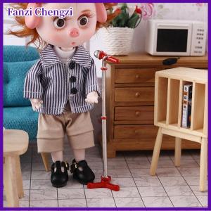 Fanzi 1:12 Dollhouse Mini Microphone Model w/Stand Musical Instrument Furniture Decor