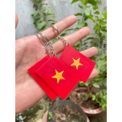 Móc khóa Cờ Việt Nam móc khóa xe hơi móc khóa bóng đá móc khóa cờ búa liềm