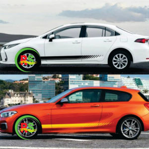 Stiker cutting mobil variasi garis putus sisi polet bisa buat semua jenis mobil termurah