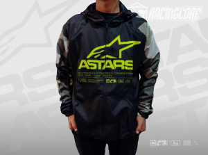 JAKET TRAIL ASTAR PARASUT PRIA WANITA HOODIE SUPERMOTO CROSS WATERPROOF