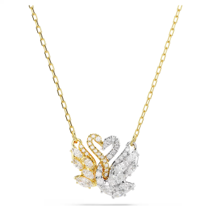 Swarovski Swan Crystal Pendant 925 Sterling Silver Necklace Elegant Birthday Gift for Women Gift Box Set XL-2423568790