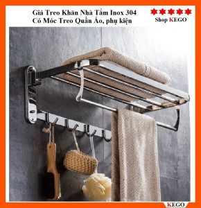 Giá Để Khăn Nhà Tắm Móc treo quần áo Inox 304