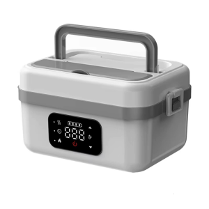 Wireless Heating Box Shockproof Stainless Steels Construction Inner Pot Lunch Warmer Outdoor Cooking Essential