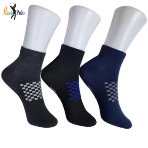 Master Polo 3 Pairs Fashion Ankle Socks Cotton Sock Stokin Pendek Stoking Quality Outfit Comfortable