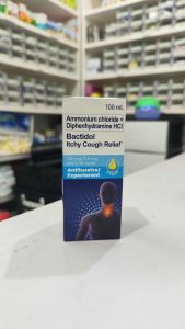 BACTIDOL ITCHY COUGH RELIEF SYRUP HELPS RELIEF COUGH TREATMENT 100ML HEALTHCARE