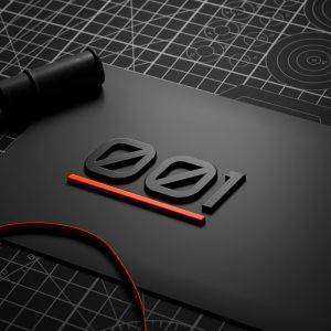 dncnf For ZEEKR 7X 001 Matte Black Emblem Metal Sporty Emblem Sticker Modification Accessories H8M4T