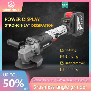 Brushless Angle Grinder Cordless Electric 4 "set