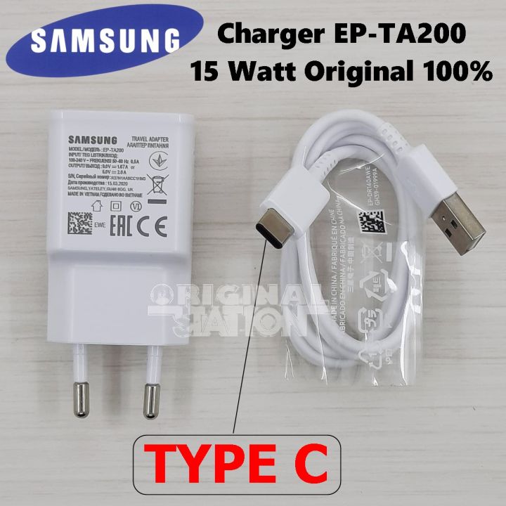 Samsung Charger Type C EP-TA200 Pengisian Cepat Original 100% For - Main Image