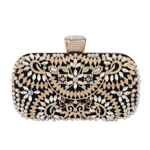 BJ212103 - BLACK/GOLD/SILVER - TAS PESTA CLUTCH FASHION MODIS DOMPET IMPORT TAS WANITA FASHION IMPORT MODIS ELEGAN TERMURAH TERLARIS TERBARU BAGSTORE JAKARTA TAS BATAM JT12103 CR7805 BQ3440 LT2182 GT2069