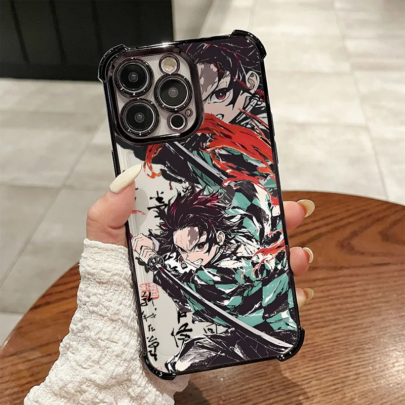 Custodia Anime Per Xiaomi Redmi Note 11 Pro 2022 (4G/5G) - Tanjiro E Nezuko - 2 Pezzi In TPU Trasparente - 5