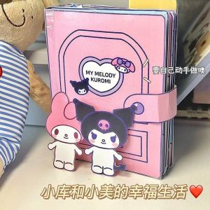 DIY Kuromi Book Childrens Gift Cartoon Kuromi Melody Creative Quiet Book Decompression Toy Book