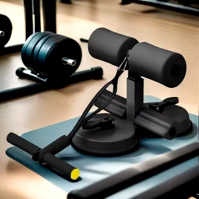Exercise Equipment Sit Ups Assistant Home Gym Double Suction Sit Up Bar Push Ups