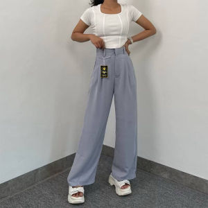 RADEN | Oro Pants Celana Wanita Panjang Formal Kerja Kantor - Kulot Loose Pants Highwaist Anti Kusut